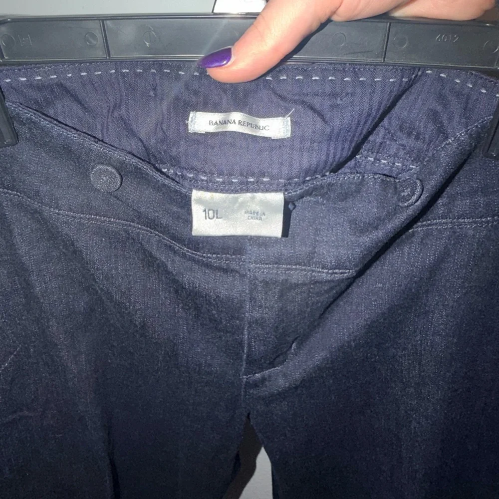 Wide Leg Trousers | Banana Republic | Size 10 Long - Picture 2 of 9